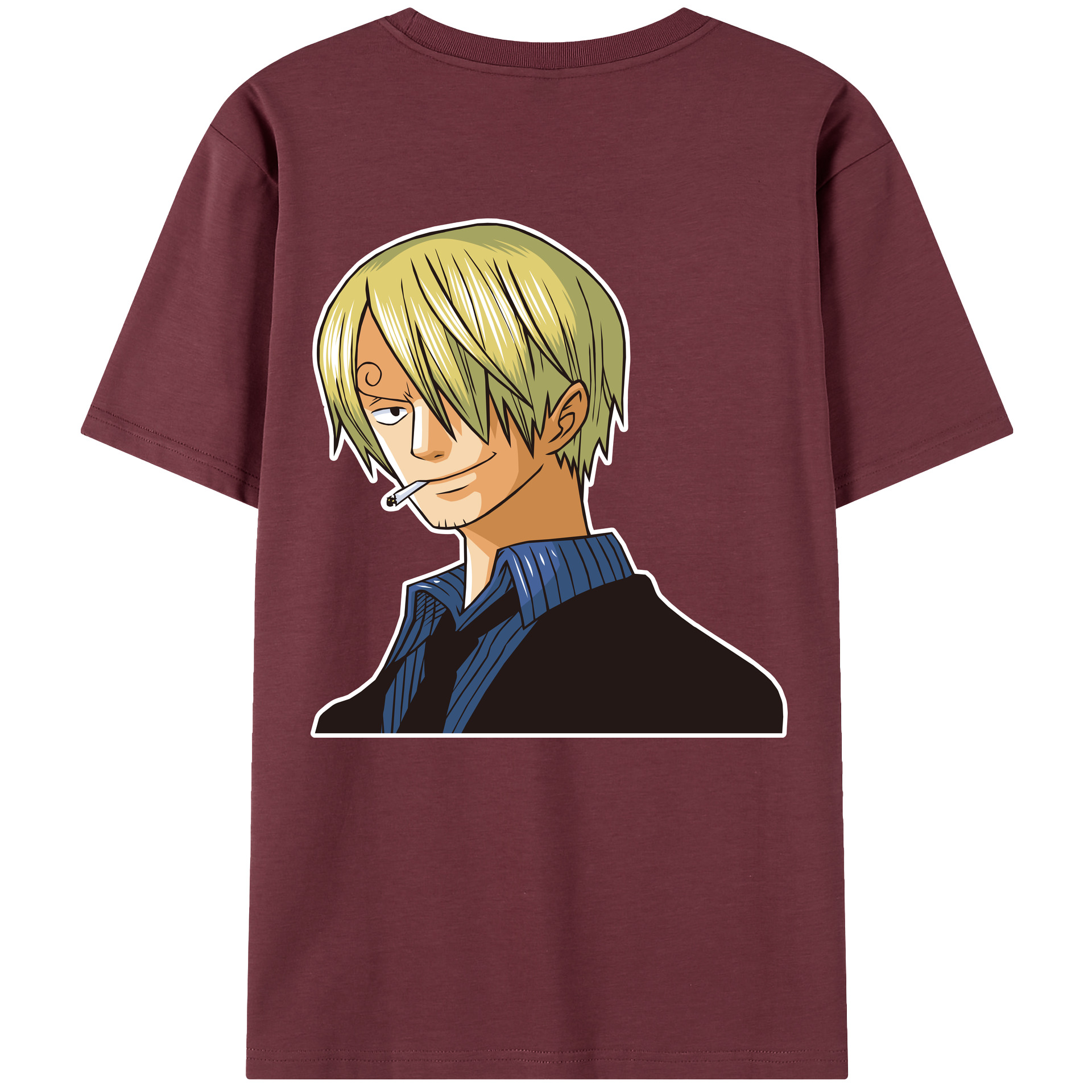 ワンピース サンジ ONE PIECE Sanji 綿100％半袖Tシャツ（背面プリント）